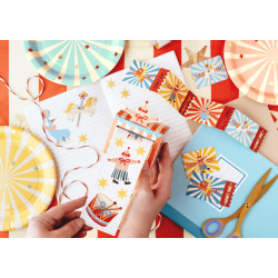 Naklejki Cyrk, mix (1 op. / 7 szt.)