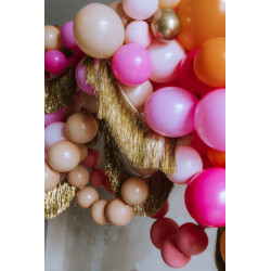 Balony z łącznikiem, 33 cm, jasny różowy (1 op. / 20 szt.)