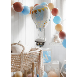 Balony z łącznikiem, 33 cm, brudny róż (1 op. / 20 szt.)