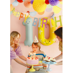 Balon foliowy Cyfra ''0'', 86cm, żółty