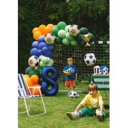 Balon foliowy Cyfra '8', 86cm, granat