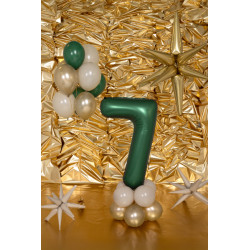 Balon foliowy Cyfra ''7'', 86cm, butelkowa zieleń