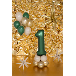 Balon foliowy Cyfra ''1'', 86cm, butelkowa zieleń