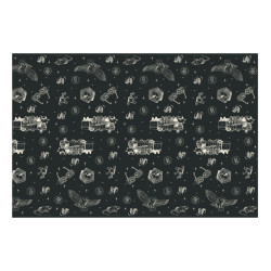 Obrus papierowy Harry Potter, 180x120 cm, czarny