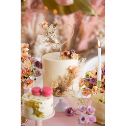 Topper drewniany Serce, 23cm