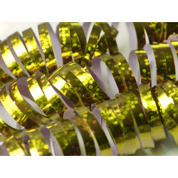 Serpentyny holograficzne, złoty, 3,8m (1 op. / 18 szt.)