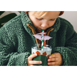 Słomki Pterodaktyl, 19.5 cm, mix (1 op. / 6 szt.)