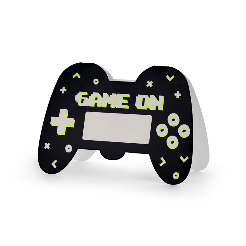 Zaproszenia Gamepad, mix (1 op. / 6 szt.)