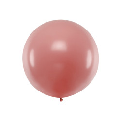 Balon okrągły 1 m, Pastel Wild Rose