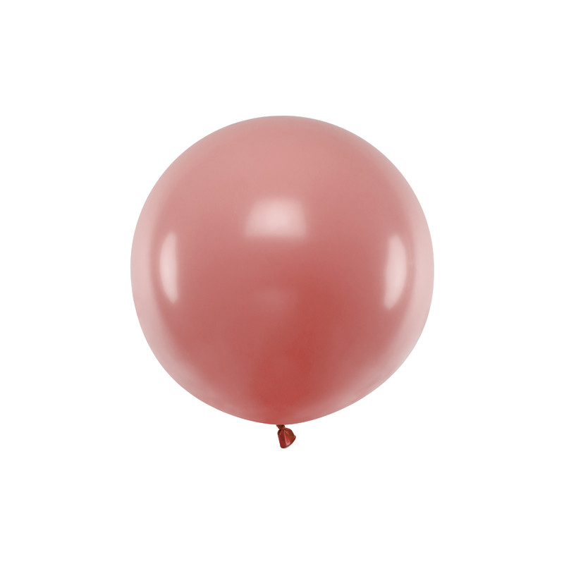 Balon okrągły 60 cm, Pastel Wild Rose