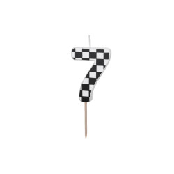Świeczka urodzinowa Cyferka 7, 5.5 cm, mix