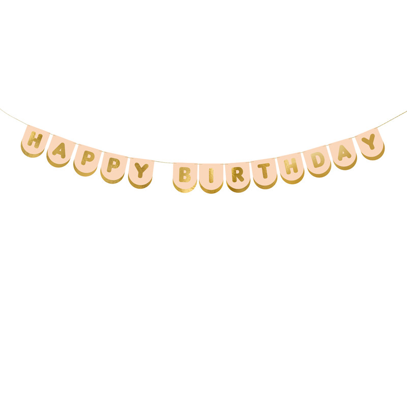 Baner Happy Birthday Konie, 13 x 150 cm.