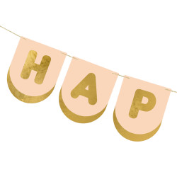 Baner Happy Birthday Konie, 13 x 150 cm.