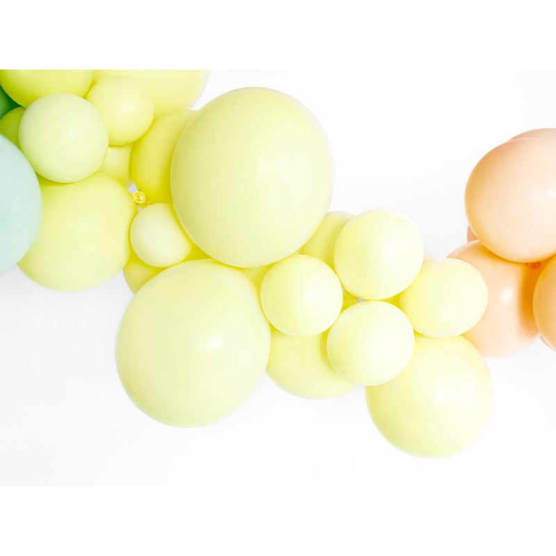 Balony 23cm, Pastel Lemon (1 op. / 100 szt.)