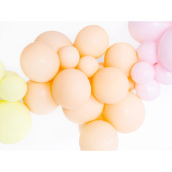 Balony 23cm, Pastel Peach Cream (1 op. / 100 szt.)