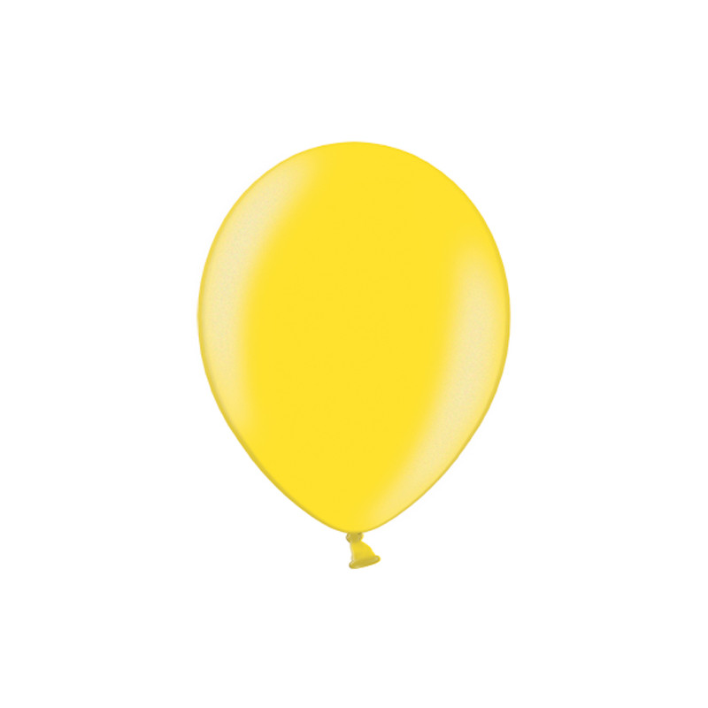 Balony 30cm, Metallic Citrus Yellow (1 op. / 100 szt.)