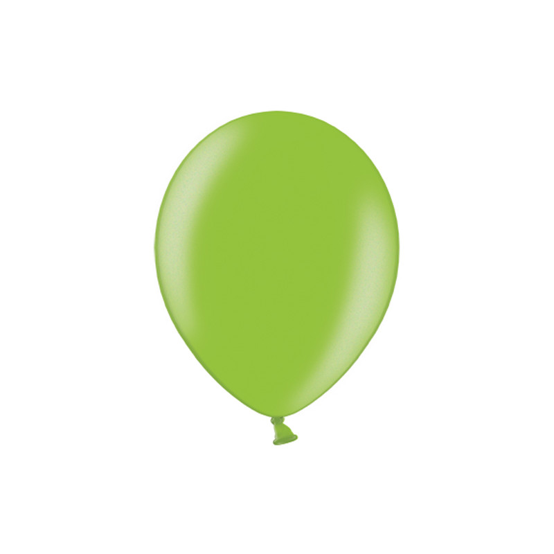 Balony 30cm, Metallic Lime Green (1 op. / 100 szt.)