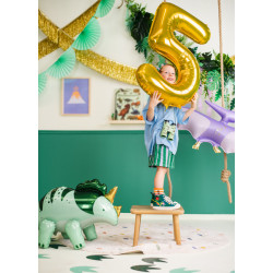 Balon foliowy Cyfra ''5'', 86cm, złoty