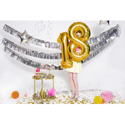 Balon foliowy Cyfra ''8'', 86cm, złoty