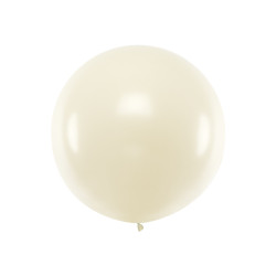 Balon okrągły 1m, Metallic Pearl