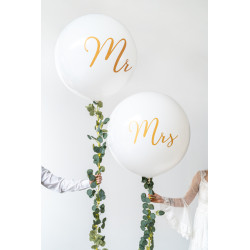 Balon 1 m, Mr, biały