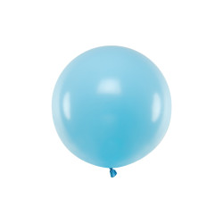 Balon okrągły 60cm, Pastel Light Blue