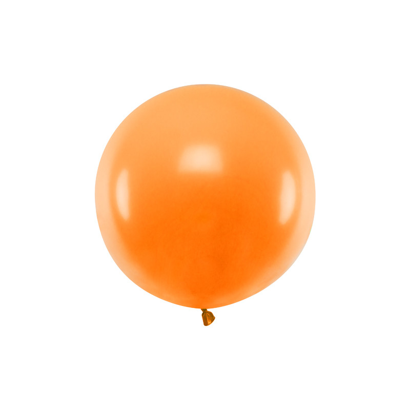 Balon okrągły 60 cm, Pastel Mandarin Orange