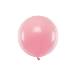 Balon okrągły 60 cm, Pastel Baby Pink