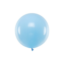 Balon okrągły 60 cm, Pastel Baby Blue