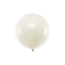 Balon okrągły 60 cm, Pastel Light Cream