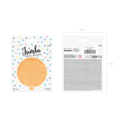 Balon okrągły 60cm, Pastel Light Peach