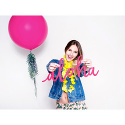 Balon okrągły 1m, Pastel Fuchsia