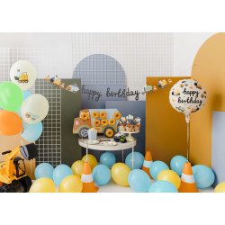 Balony 30 cm, Pojazdy budowlane, mix (1 op. / 50 szt.)