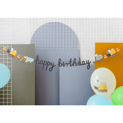 Balony 30 cm, Pojazdy budowlane, mix (1 op. / 50 szt.)