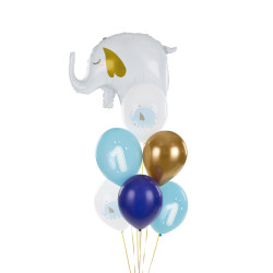 Balony 30 cm, Roczek, Pastel Light Blue (1 op. / 50 szt.)