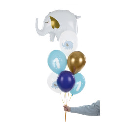 Balony 30 cm, Roczek, Pastel Light Blue (1 op. / 50 szt.)