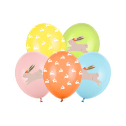Balony 30 cm, Egg Hunt, mix (1 op. / 50 szt.)