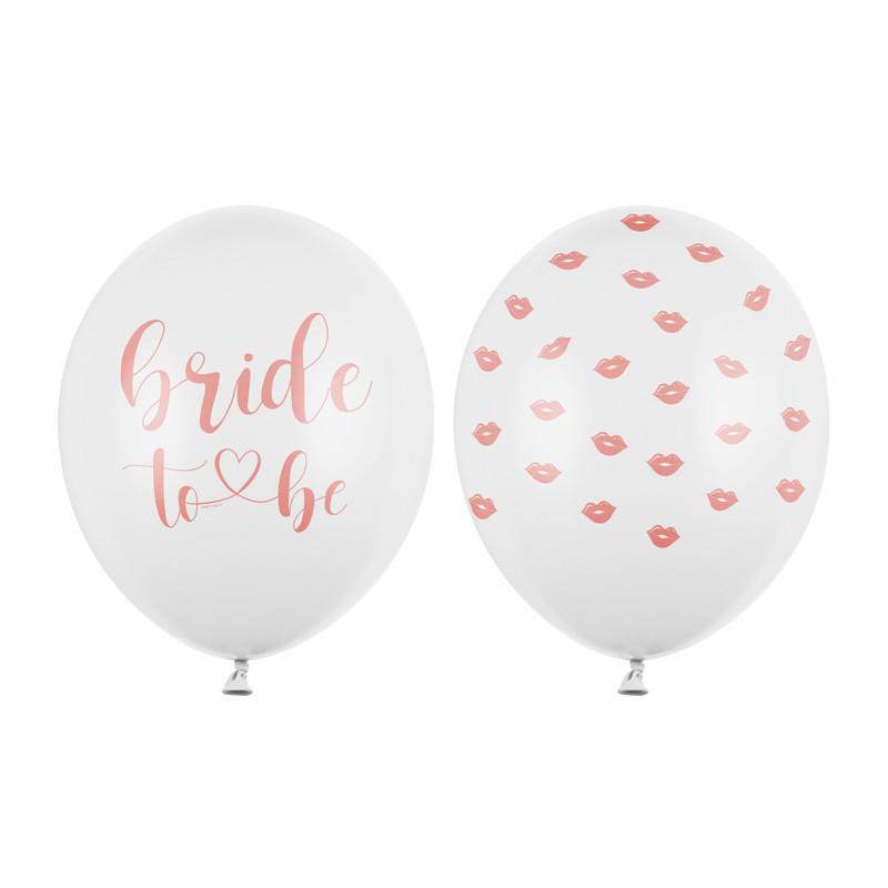 Balony 30 cm, Bride to be, mix (1 op. / 50 szt.)