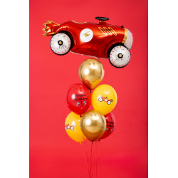Balony 30cm, Happy Birthday, mix (1 op. / 6 szt.)