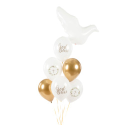 Balony 30 cm, God Bless, mix (1 op. / 6 szt.)