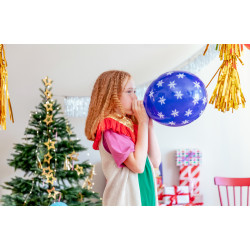 Balony 30 cm Merry Christmas, mix (1 op. / 6 szt.)