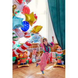 Balony 30 cm Merry Christmas, mix (1 op. / 6 szt.)