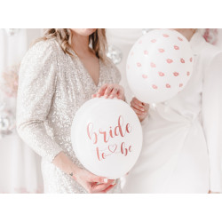 Balony 30 cm, Bride to be, mix (1 op. / 6 szt.)