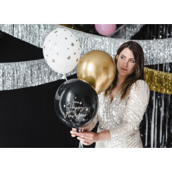Balony 30 cm, Happy New Year, mix (1 op. / 6 szt.)