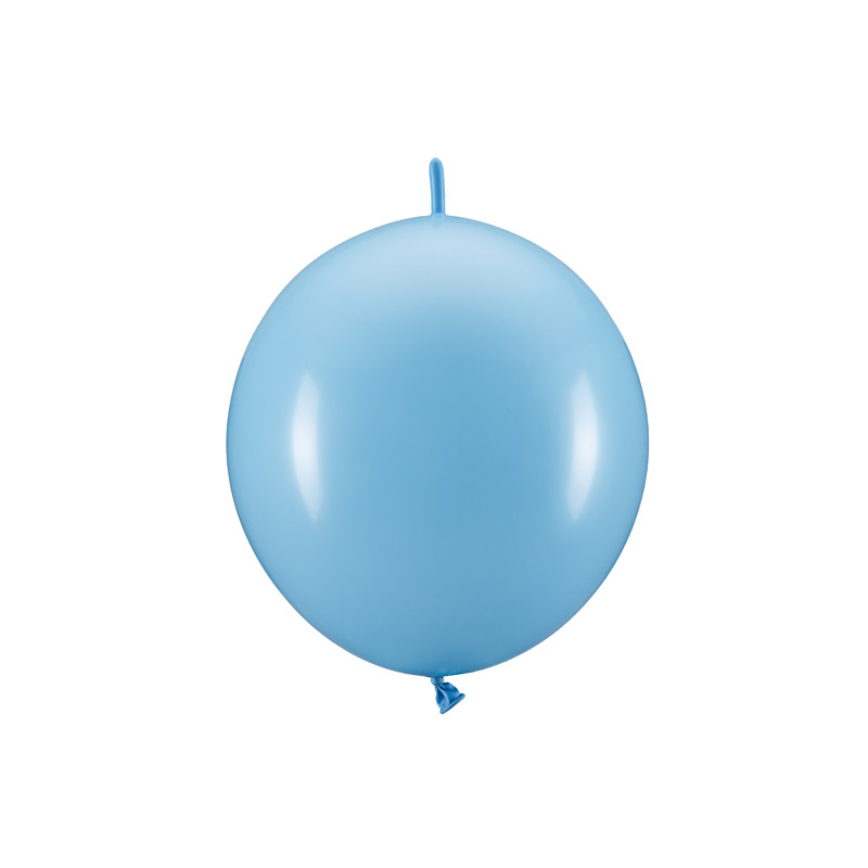 Balony z łącznikiem, 33 cm, jasny niebieski (1 op. / 20 szt.)