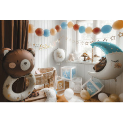 Balony z łącznikiem, 33 cm, jasny niebieski (1 op. / 20 szt.)