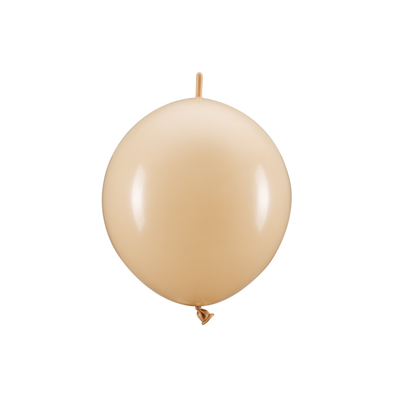 Balony z łącznikiem, 33 cm, nude (1 op. / 20 szt.)