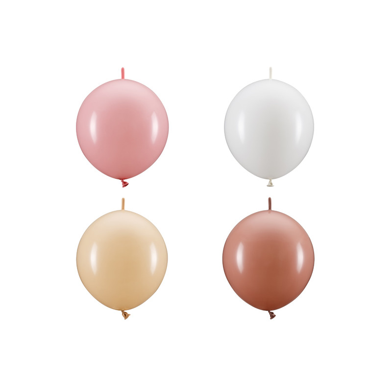 Balony z łącznikiem, 33 cm, mix (1 op. / 20 szt.)