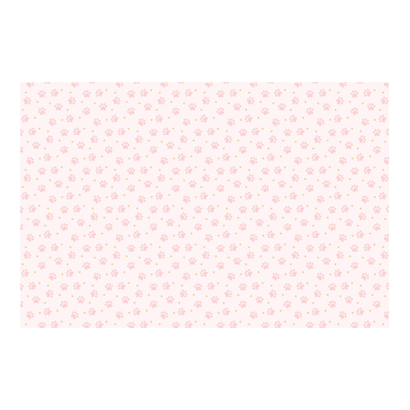 Obrus papierowy Łapki, mix, 180x120 cm