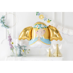 Balon foliowy Aniołek, 103x58 cm, mix